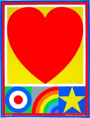 limited edition tinplate by Sir Peter Blake I Love London